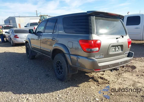 2005 Toyota Sequoia Limited V8 z USA, uszkodzony, nr VIN 5TDBT48AX5S235465